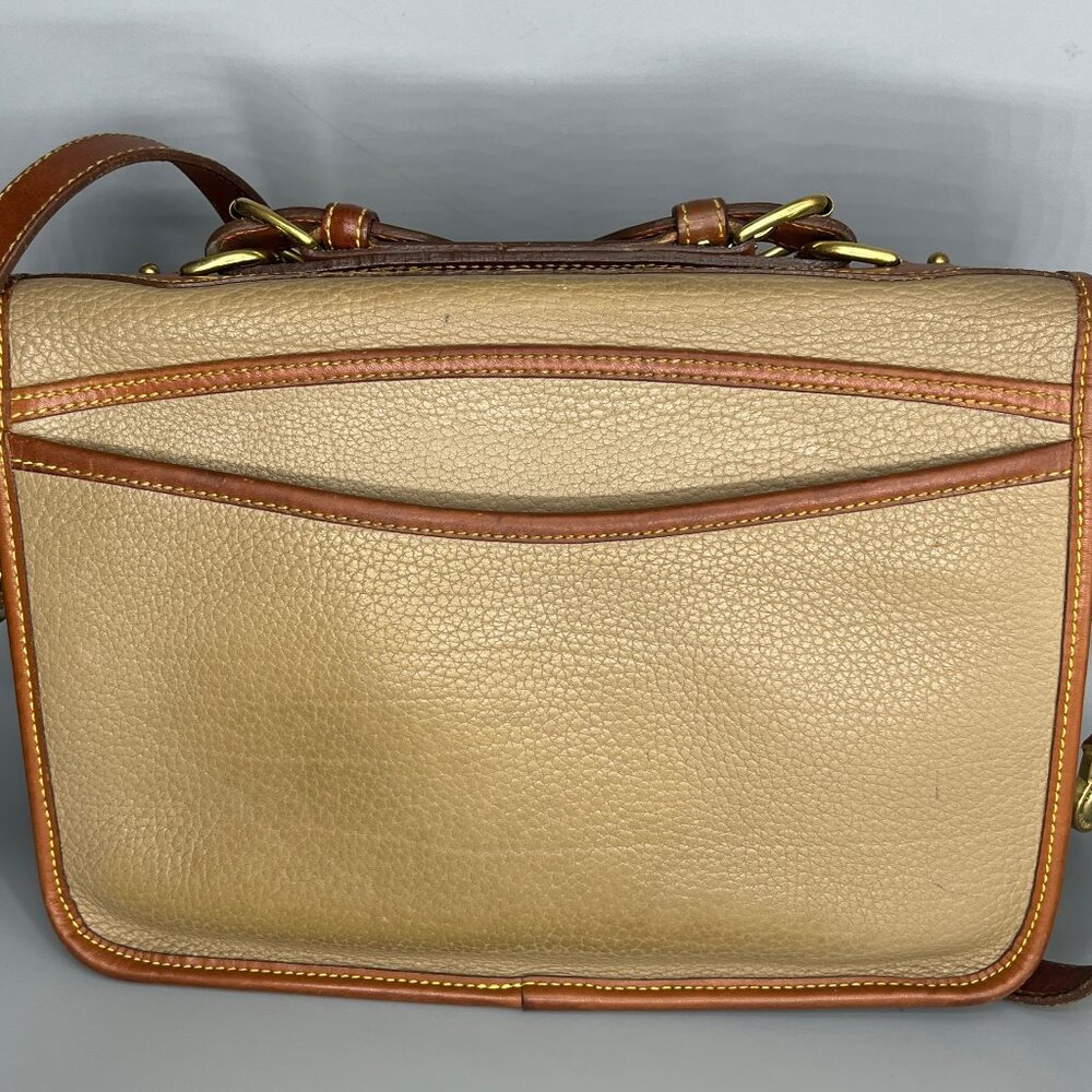 DOONEY BURKE ALL-WEATHER LEATHER  2WAY TURNLOCK SHOULDER BAG C1027401-COSTA RICA - Picture 2 of 12